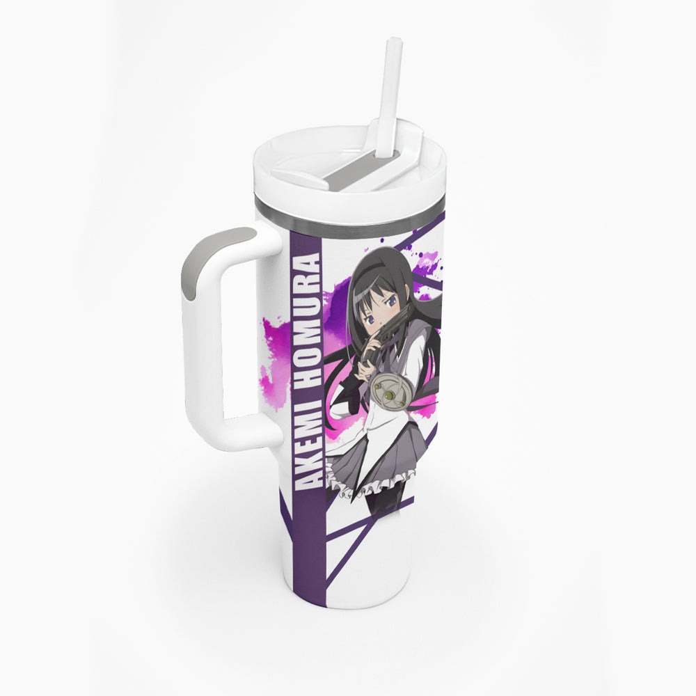 Puella Magi Madoka Magica Tumbler With Handle Akemi Homura TS04 Puella Magi Madoka Magica Tumbler With Handle Akemi Homura TS04