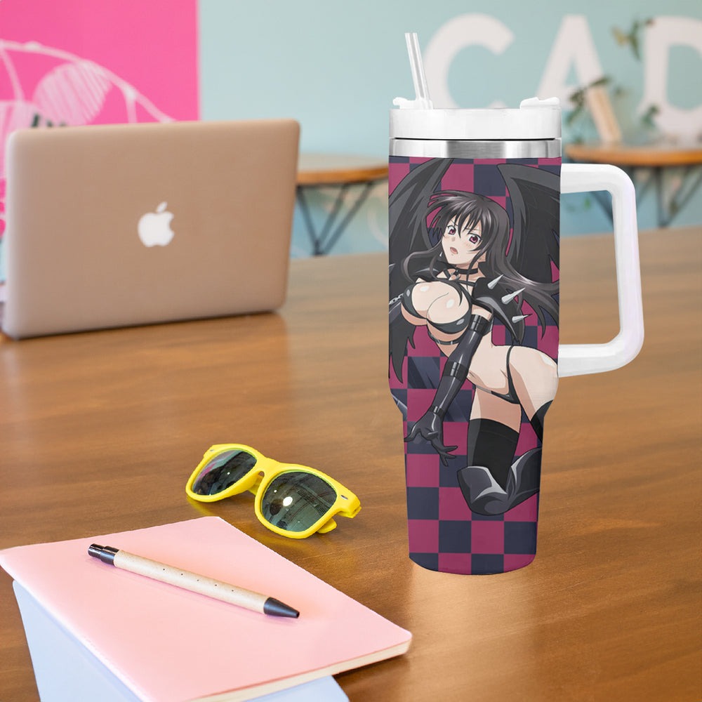 Raynare Tumbler With Handle Highschool Of Dead TS04 Raynare Tumbler With Handle Highschool Of Dead TS04