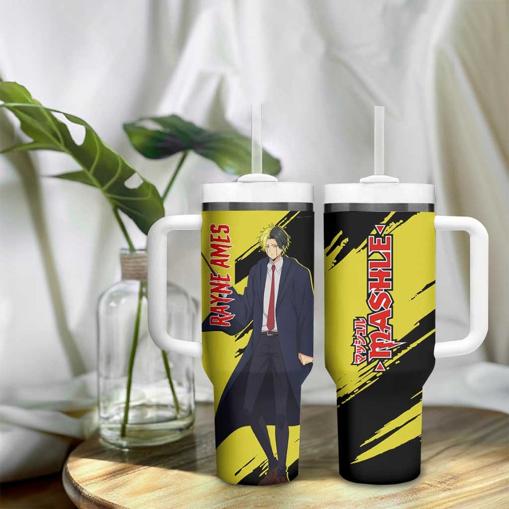 Rayne Ames - Magic And Muscles Tumbler With Handle Anime Style TS04 Rayne Ames - Magic And Muscles Tumbler With Handle Anime Style TS04