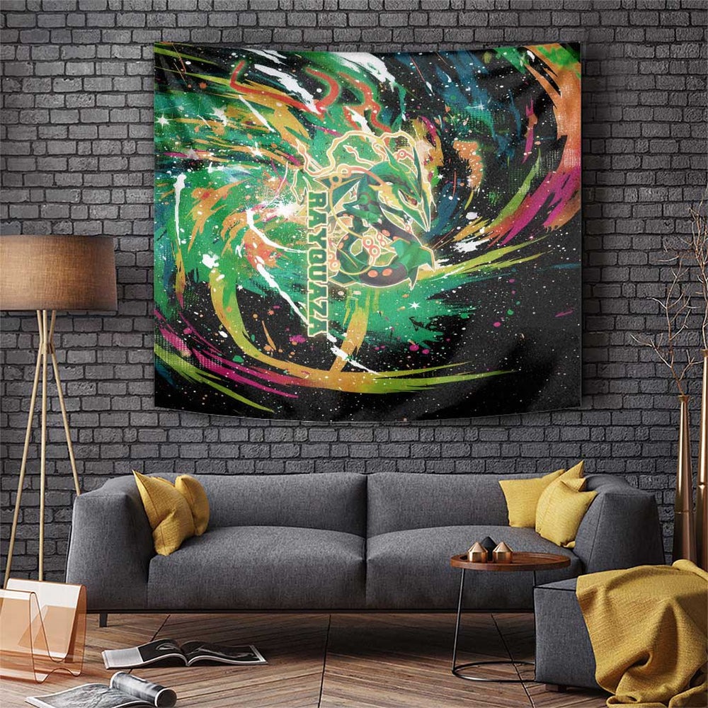 Rayquaza Poké Green Abstract Galaxy Design Tumbler With Handle Dynamic Swirl Background TS04 Rayquaza Poké Green Abstract Galaxy Design Tumbler With Handle Dynamic Swirl Background TS04