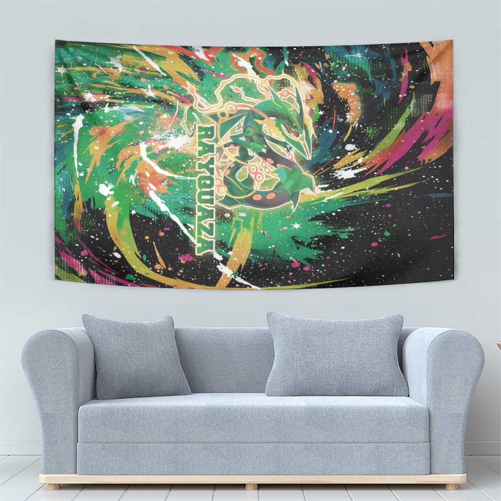 Rayquaza Poké Green Abstract Galaxy Design Tumbler With Handle Dynamic Swirl Background TS04 Rayquaza Poké Green Abstract Galaxy Design Tumbler With Handle Dynamic Swirl Background TS04