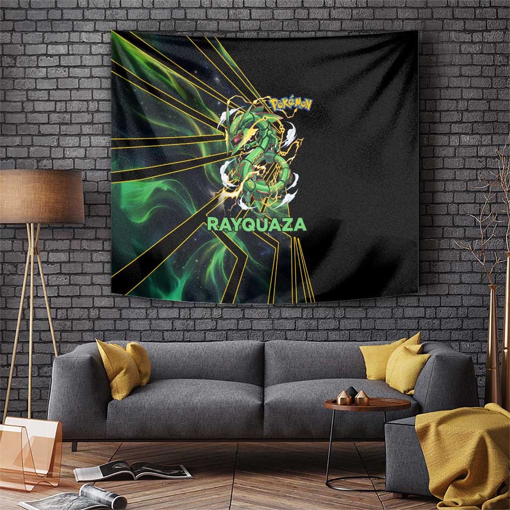 Rayquaza Poké Tapestry Cosmic Dragon Comic Style TS04 Rayquaza Poké Tapestry Cosmic Dragon Comic Style TS04
