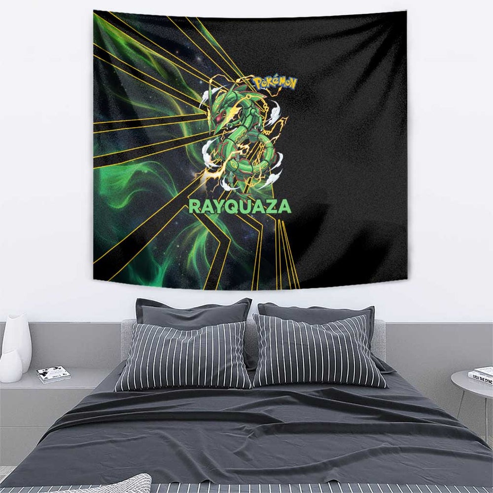 Rayquaza Poké Tapestry Cosmic Dragon Comic Style TS04 Rayquaza Poké Tapestry Cosmic Dragon Comic Style TS04