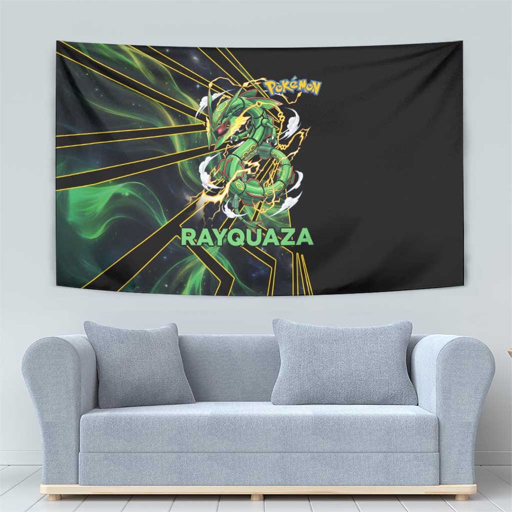 Rayquaza Poké Tapestry Cosmic Dragon Comic Style TS04 Rayquaza Poké Tapestry Cosmic Dragon Comic Style TS04