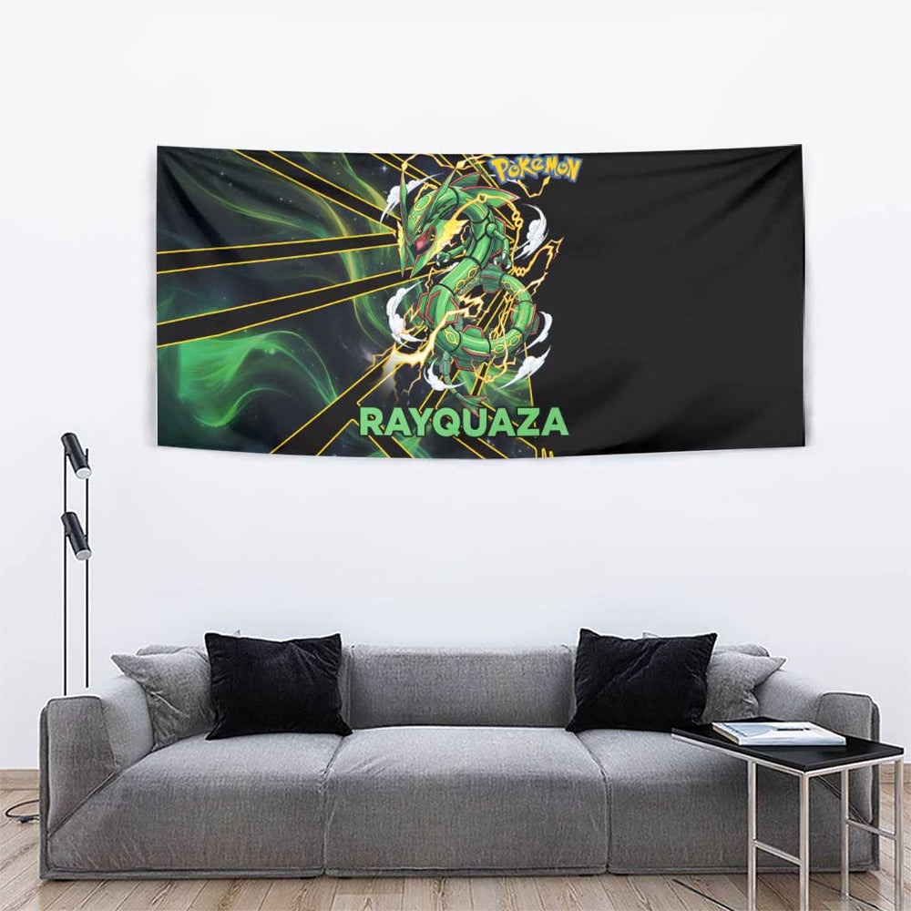 Rayquaza Poké Tapestry Cosmic Dragon Comic Style TS04 Rayquaza Poké Tapestry Cosmic Dragon Comic Style TS04