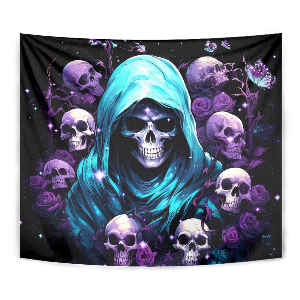 Reaper Skull Tapestry Don't Try To Figure Me Out DT01 Reaper Skull Tapestry Don't Try To Figure Me Out DT01