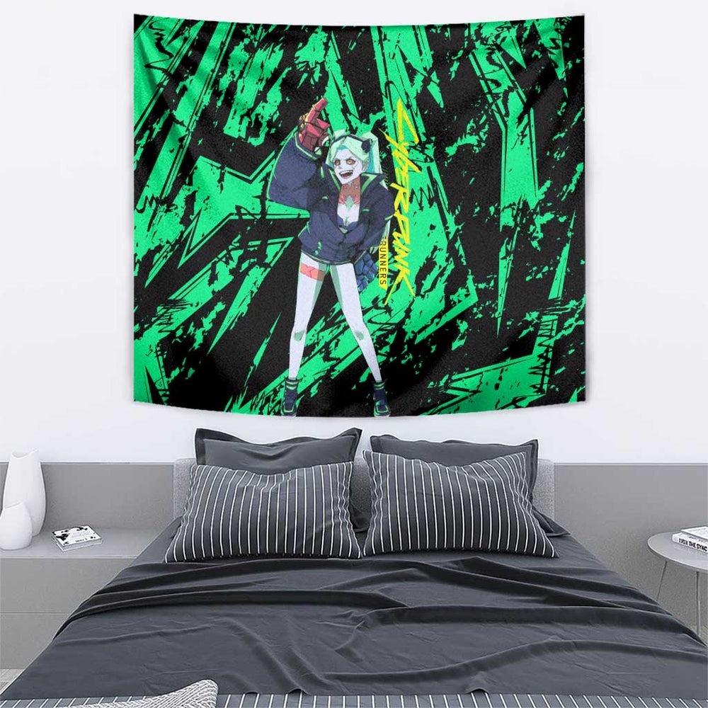 Rebecca Cyberpunk Tapestry Anime Style TS04 Rebecca Cyberpunk Tapestry Anime Style TS04