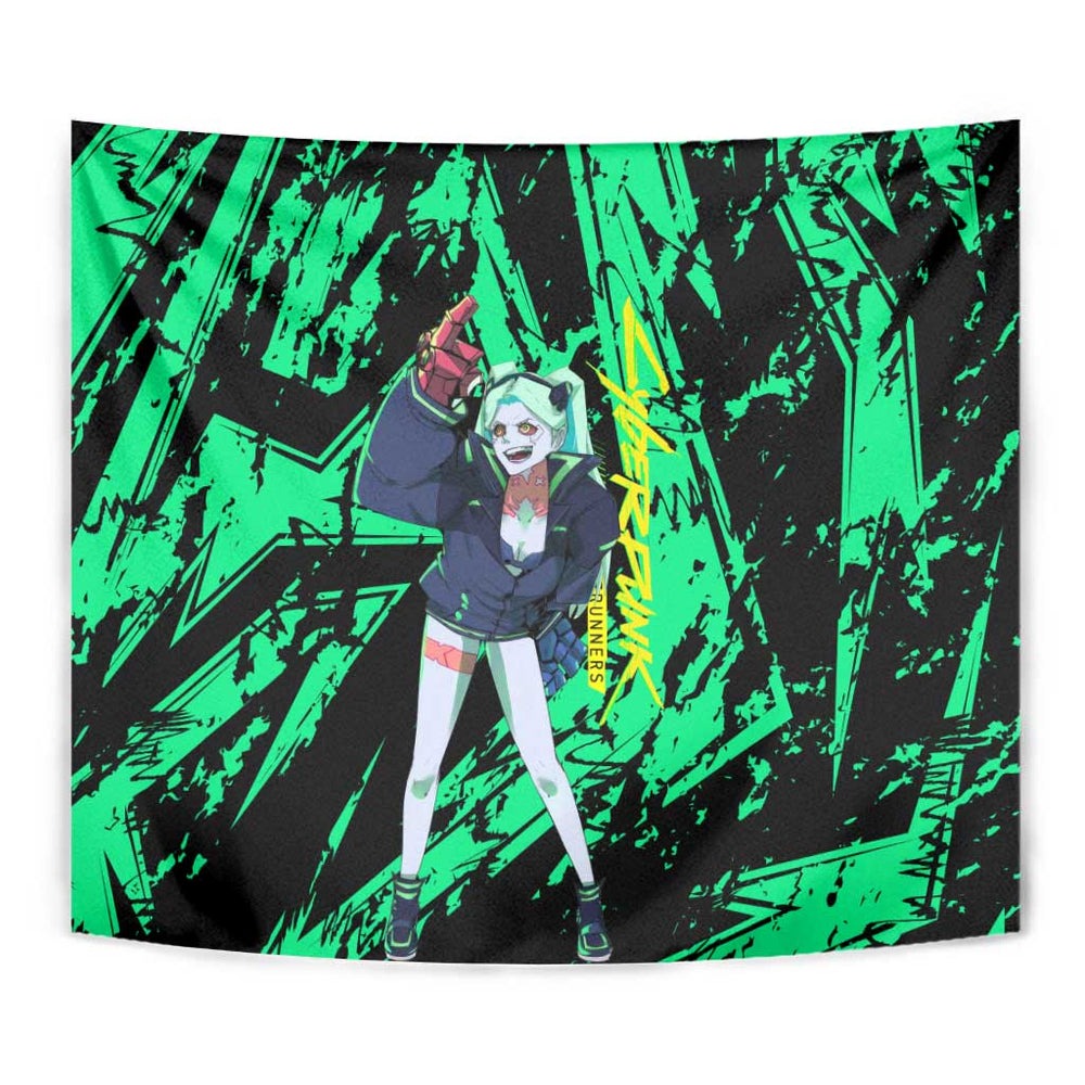 Rebecca Cyberpunk Tapestry Anime Style TS04 Rebecca Cyberpunk Tapestry Anime Style TS04
