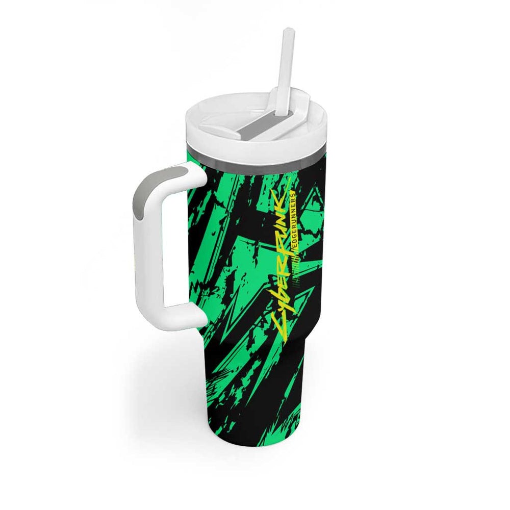 Rebecca Cyberpunk Tumbler With Handle Anime Style TS04 Rebecca Cyberpunk Tumbler With Handle Anime Style TS04