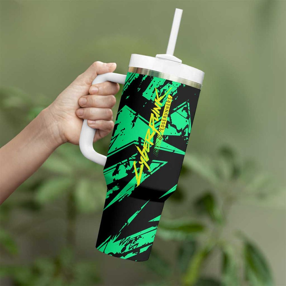 Rebecca Cyberpunk Tumbler With Handle Anime Style TS04 Rebecca Cyberpunk Tumbler With Handle Anime Style TS04