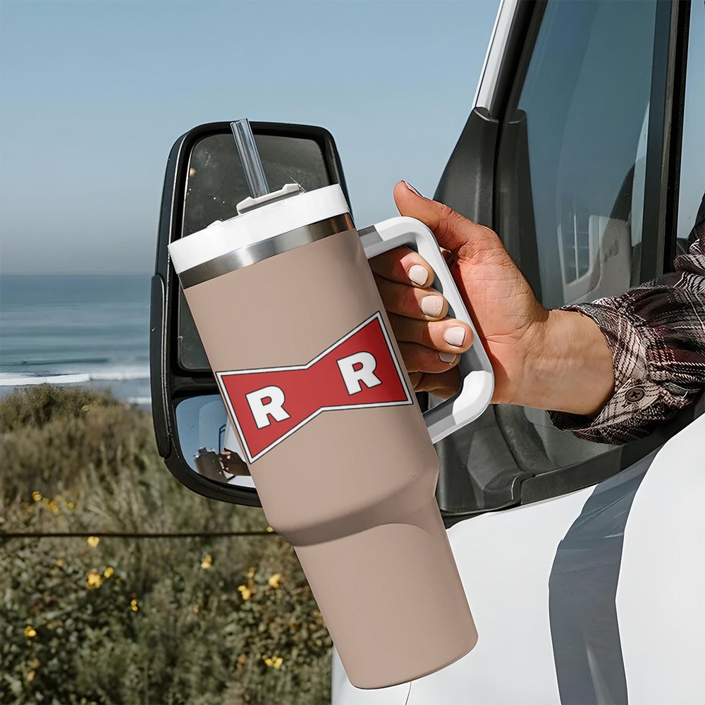 Red Ribbon Army Tumbler With Handle TS04 Red Ribbon Army Tumbler With Handle TS04
