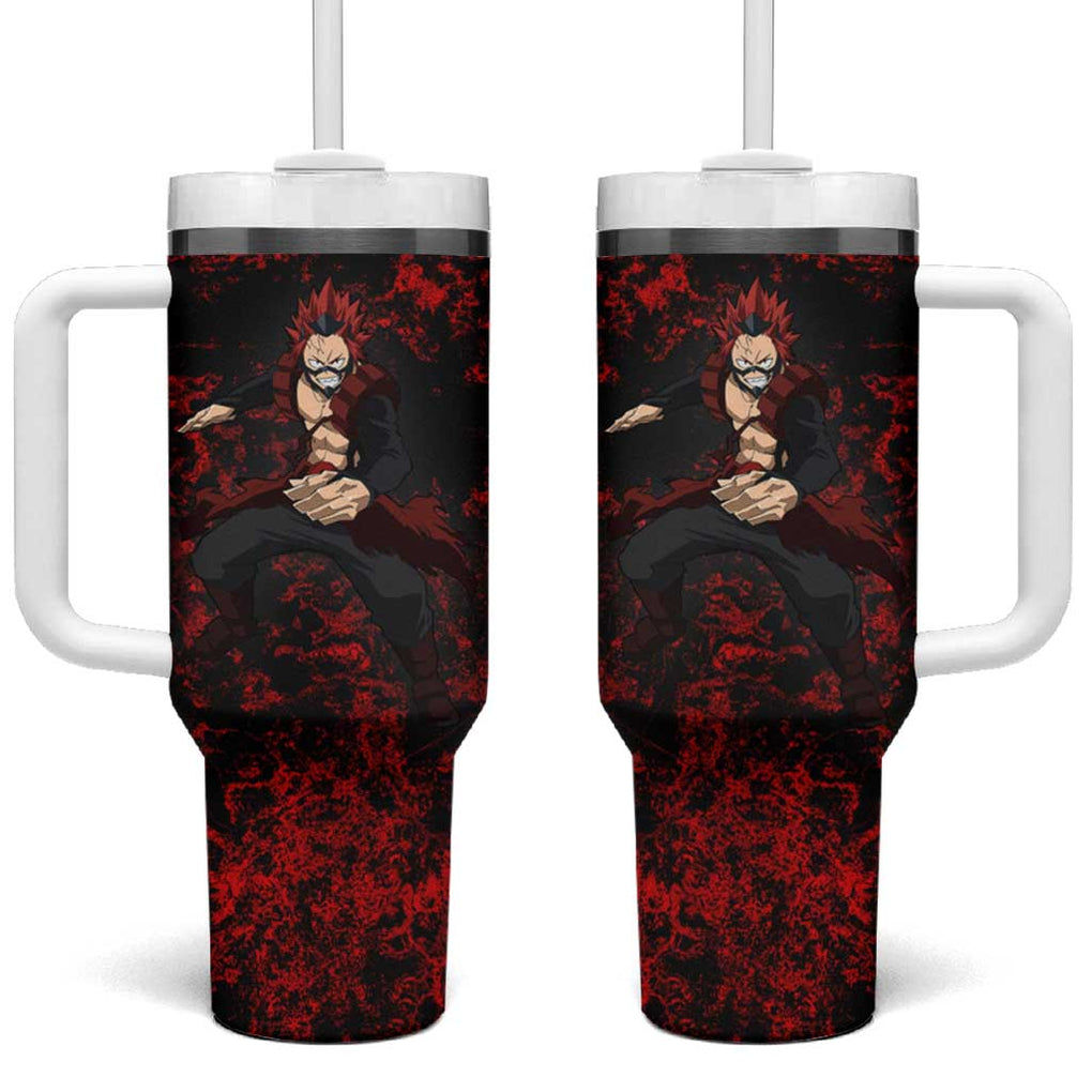 Red Riot Eijiro My Hero Academia Tumbler With Handle Blood Grunge Style TS04