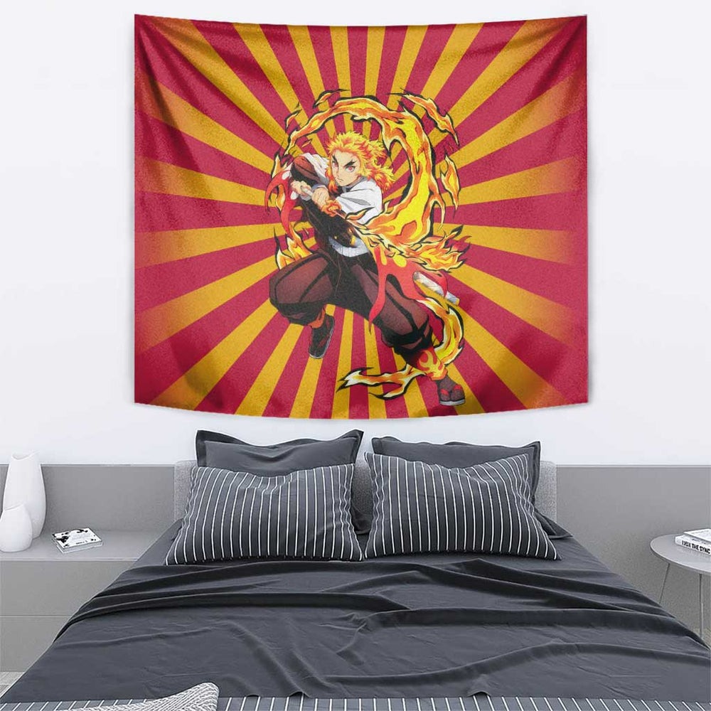 Rengoku - Demon Slayer Tapestry Anime Style TS04 Rengoku - Demon Slayer Tapestry Anime Style TS04