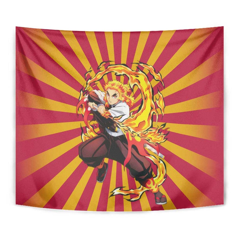 Rengoku - Demon Slayer Tapestry Anime Style TS04 Rengoku - Demon Slayer Tapestry Anime Style TS04