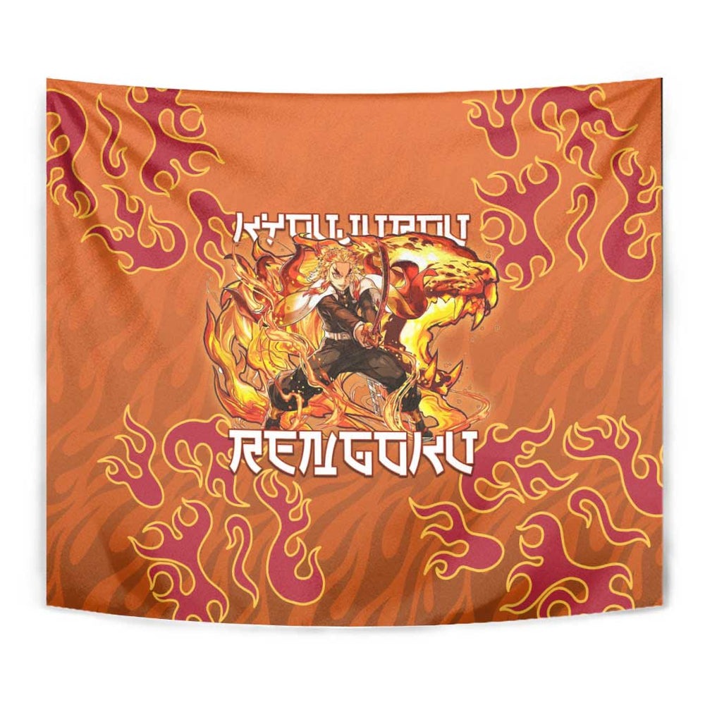 Rengoku Kyojuro - Demon Slayer Tumbler With Handle Anime Style TS04 Rengoku Kyojuro - Demon Slayer Tumbler With Handle Anime Style TS04