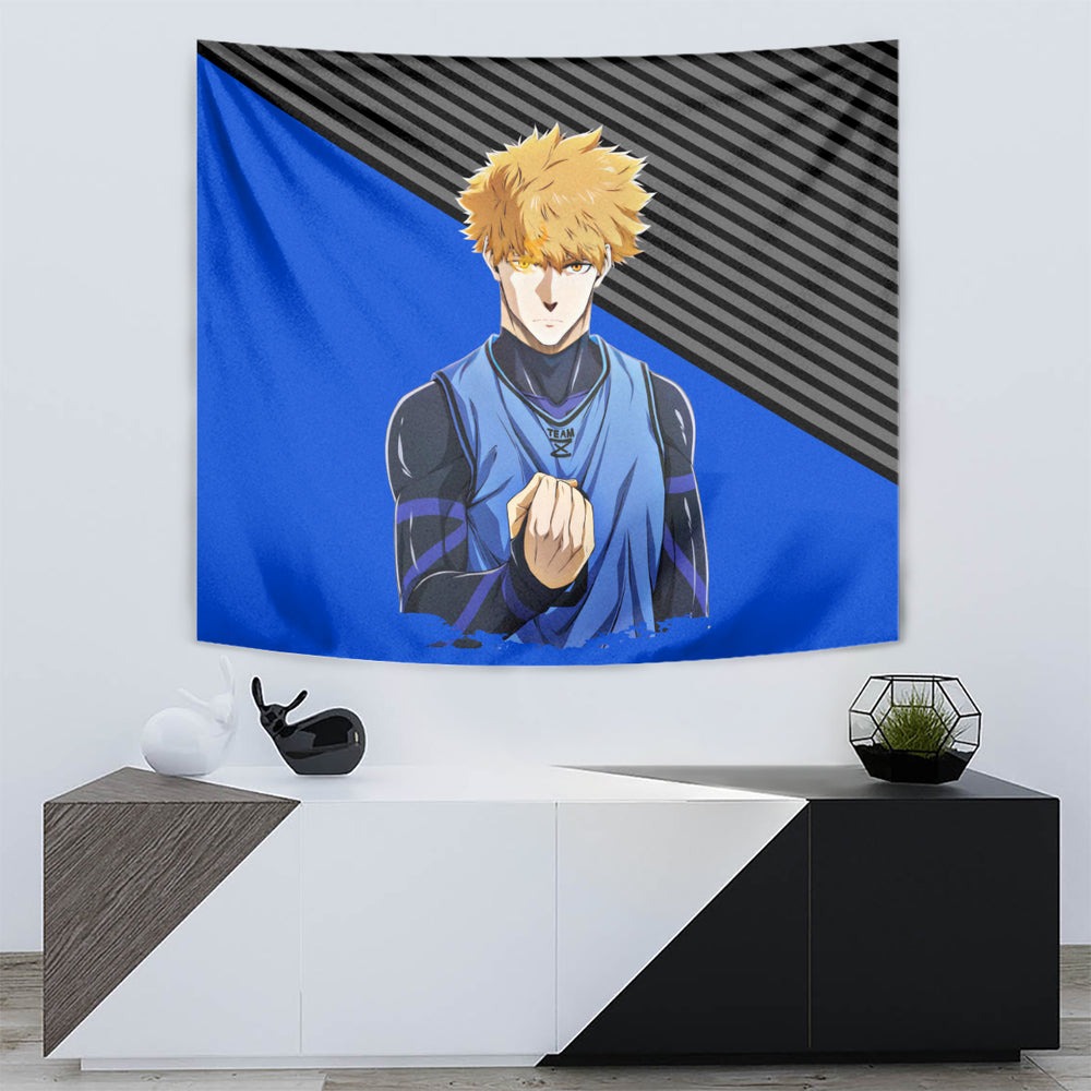 Rensuke Kunigami Blue Lock Tumbler With Handle Anime Style TS04 Rensuke Kunigami Blue Lock Tumbler With Handle Anime Style TS04