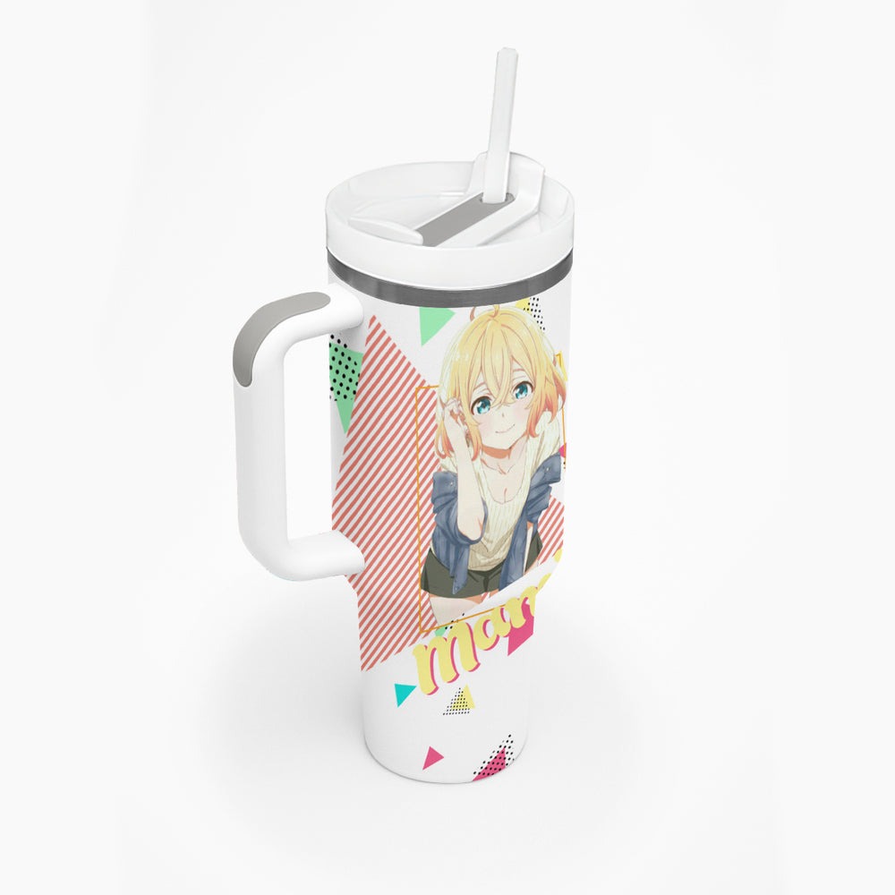 Rent A Girlfriend Mami Nanami Tumbler With Handle Anime Style TS04 Rent A Girlfriend Mami Nanami Tumbler With Handle Anime Style TS04