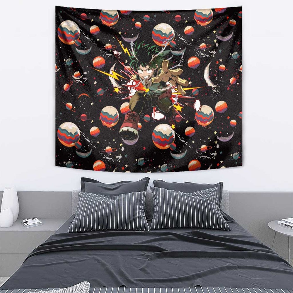 Retro Universe Deku My Hero Academia Tumbler With Handle Anime Mid Cosmic Pattern Style TS04 Retro Universe Deku My Hero Academia Tumbler With Handle Anime Mid Cosmic Pattern Style TS04