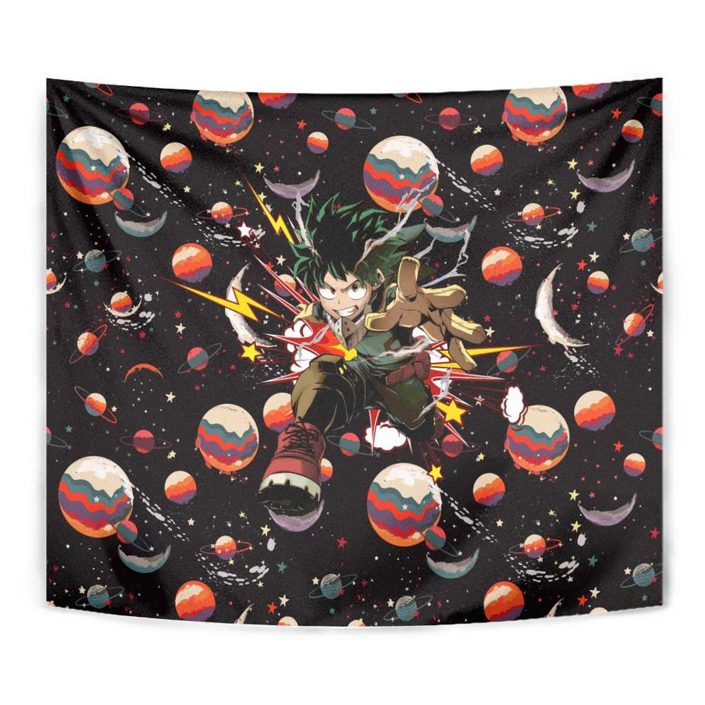 Retro Universe Deku My Hero Academia Tumbler With Handle Anime Mid Cosmic Pattern Style TS04 Retro Universe Deku My Hero Academia Tumbler With Handle Anime Mid Cosmic Pattern Style TS04