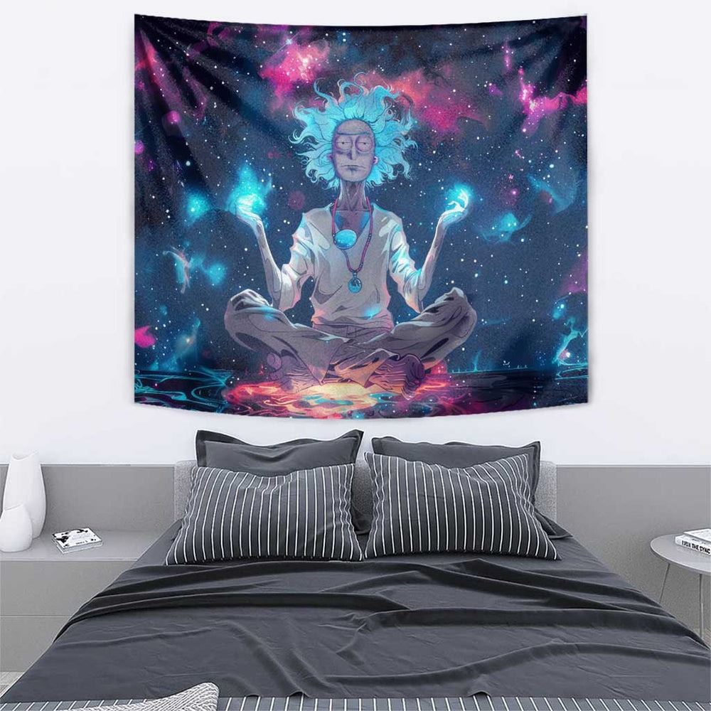 Rick and Morty Trippy Cosmic Rick Hoodie Tumbler With Handle Trippy Style TS04 Rick and Morty Trippy Cosmic Rick Hoodie Tumbler With Handle Trippy Style TS04