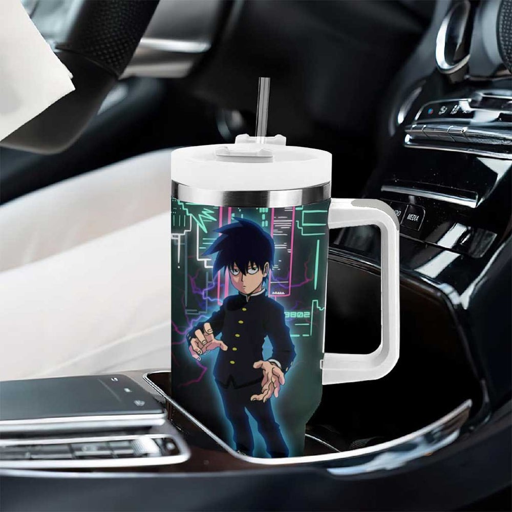 Ritsu Kageyama - Mob Psycho 100 Tumbler With Handle Anime Style TS04 Ritsu Kageyama - Mob Psycho 100 Tumbler With Handle Anime Style TS04