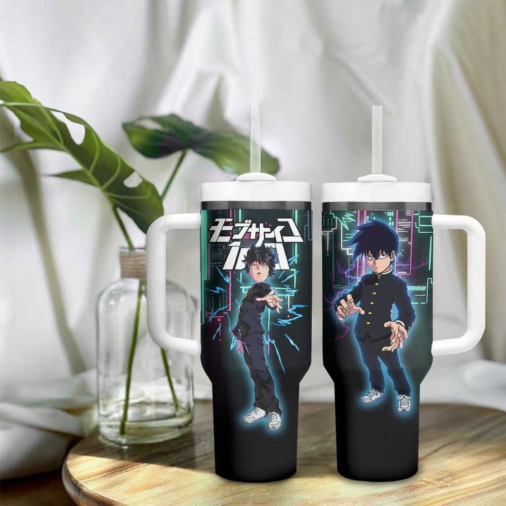 Ritsu Kageyama - Mob Psycho 100 Tumbler With Handle Anime Style TS04 Ritsu Kageyama - Mob Psycho 100 Tumbler With Handle Anime Style TS04