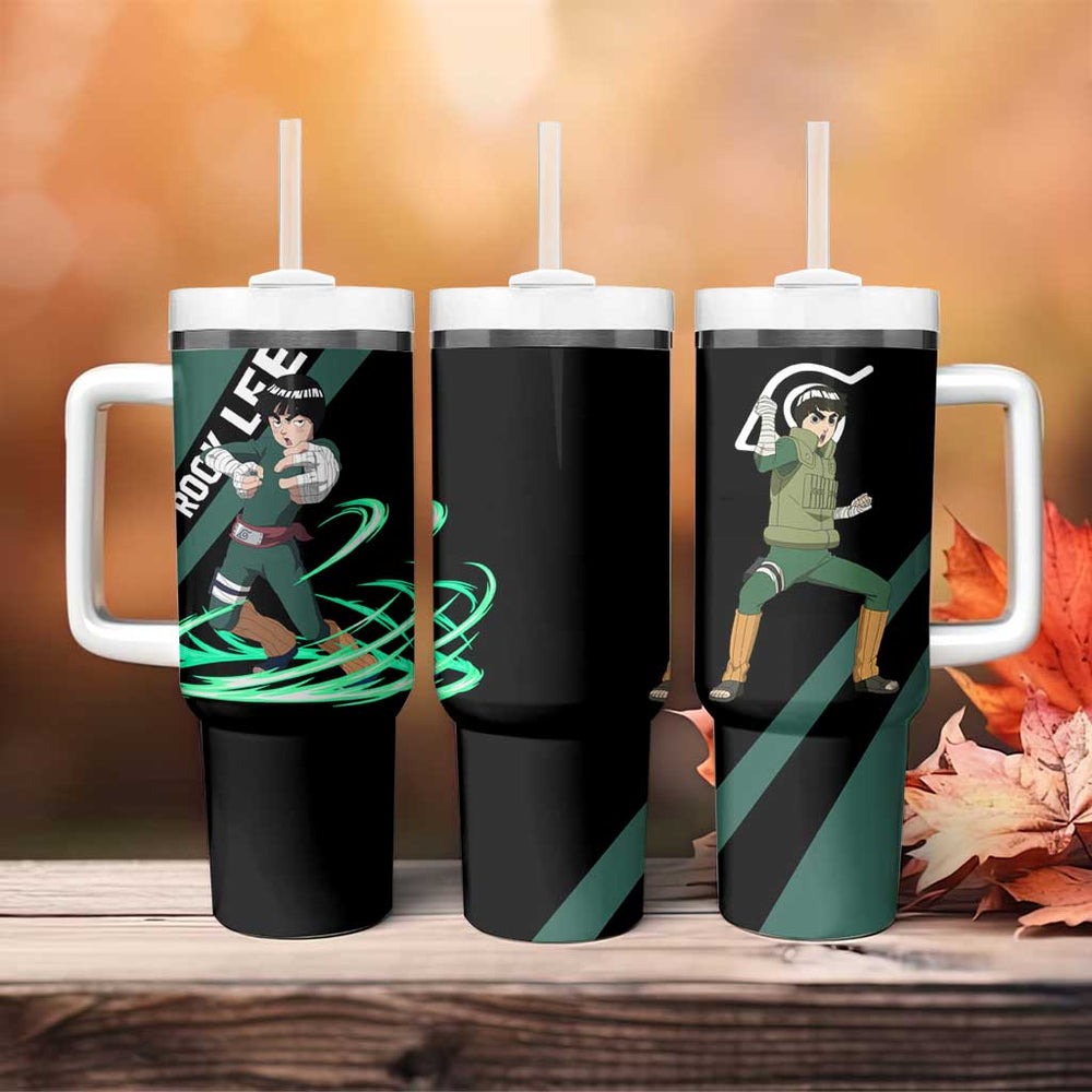 Rock Lee - Naruto Tumbler With Handle Anime Style TS04 Rock Lee - Naruto Tumbler With Handle Anime Style TS04