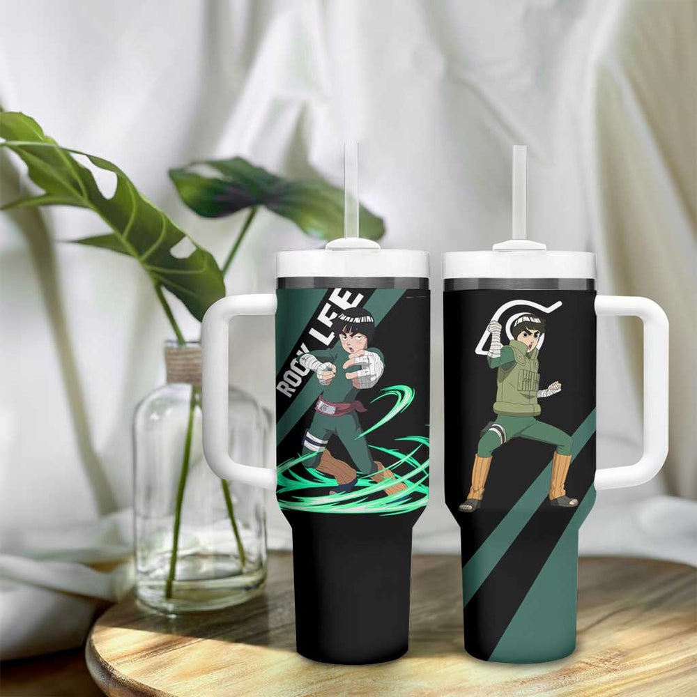 Rock Lee - Naruto Tumbler With Handle Anime Style TS04 Rock Lee - Naruto Tumbler With Handle Anime Style TS04
