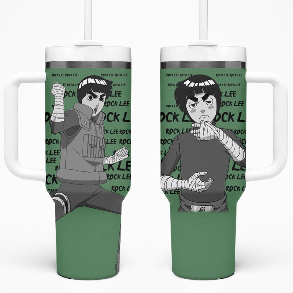 Rock Lee Tumbler With Handle Japan Style Anime TS04 Rock Lee Tumbler With Handle Japan Style Anime TS04