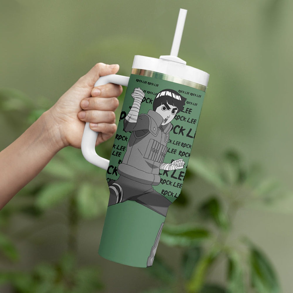 Rock Lee Tumbler With Handle Japan Style Anime TS04 Rock Lee Tumbler With Handle Japan Style Anime TS04