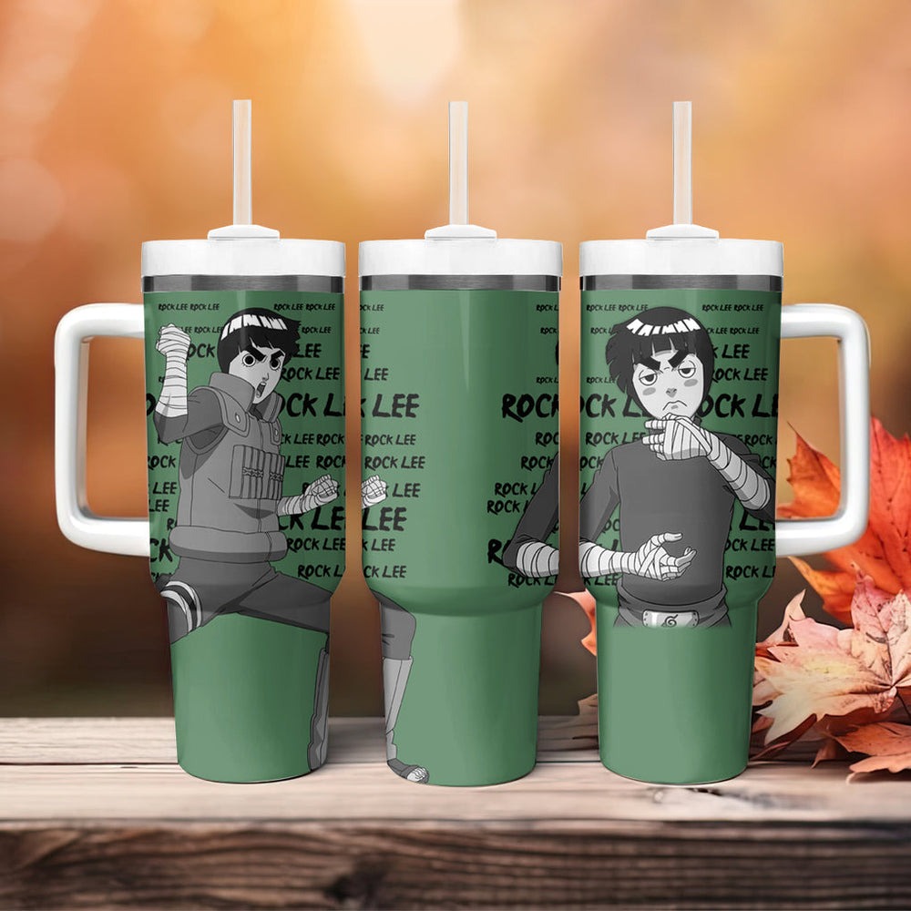 Rock Lee Tumbler With Handle Japan Style Anime TS04 Rock Lee Tumbler With Handle Japan Style Anime TS04