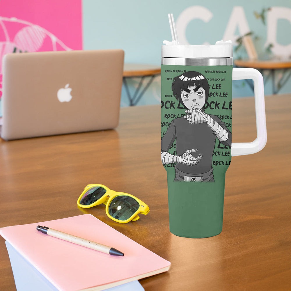 Rock Lee Tumbler With Handle Japan Style Anime TS04 Rock Lee Tumbler With Handle Japan Style Anime TS04