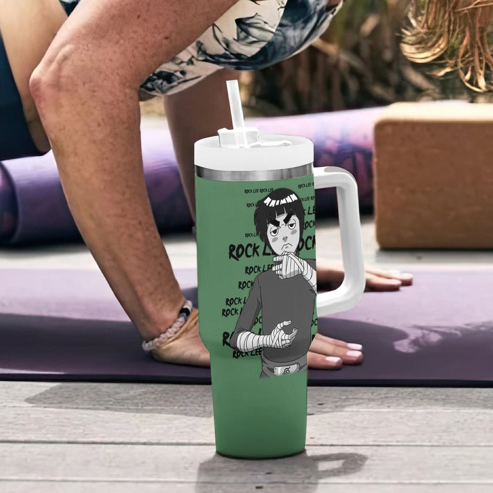 Rock Lee Tumbler With Handle Japan Style Anime TS04 Rock Lee Tumbler With Handle Japan Style Anime TS04