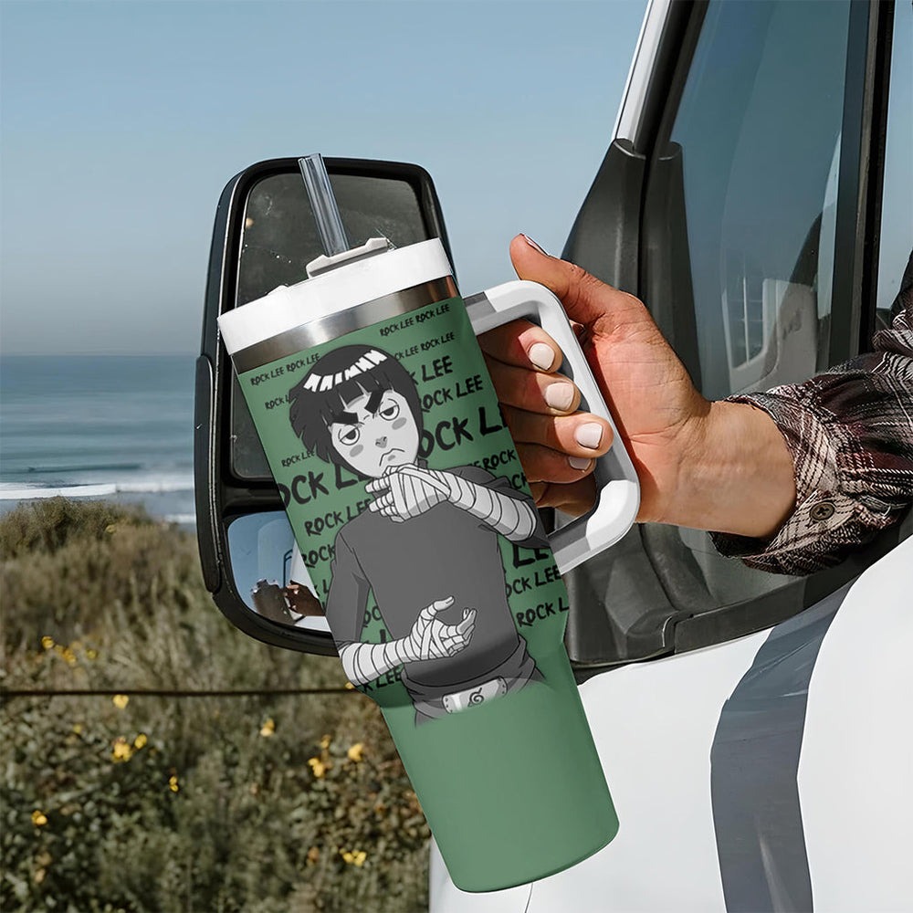 Rock Lee Tumbler With Handle Japan Style Anime TS04 Rock Lee Tumbler With Handle Japan Style Anime TS04