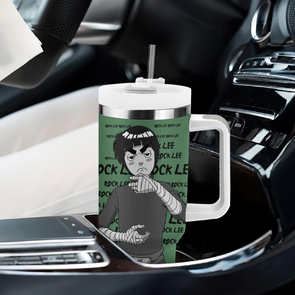 Rock Lee Tumbler With Handle Japan Style Anime TS04 Rock Lee Tumbler With Handle Japan Style Anime TS04