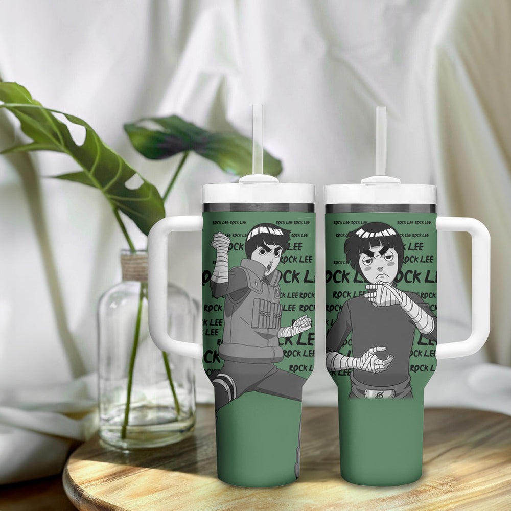 Rock Lee Tumbler With Handle Japan Style Anime TS04 Rock Lee Tumbler With Handle Japan Style Anime TS04