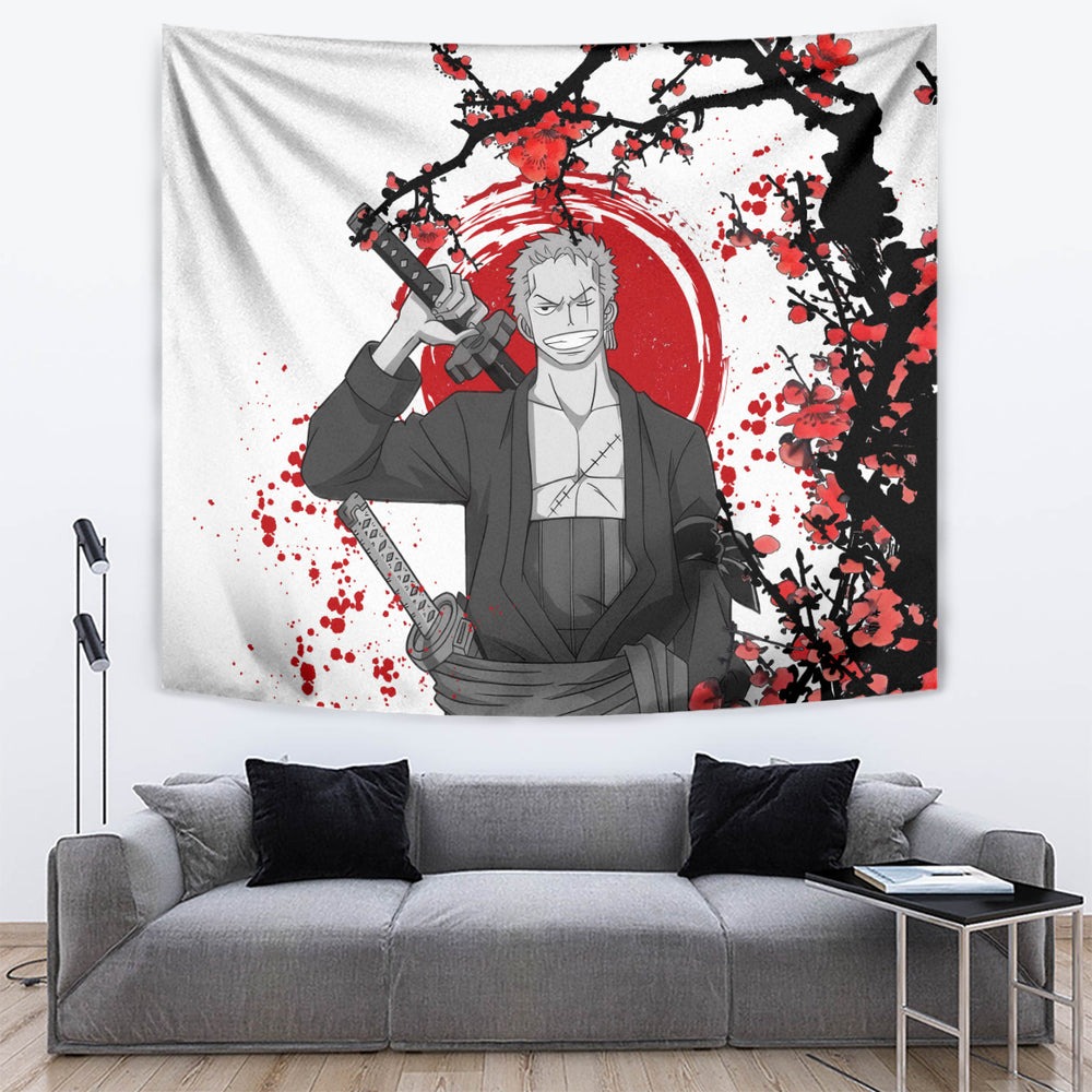 Roronoa Zoro Anime One Piece Japan Style Tapestry TS04