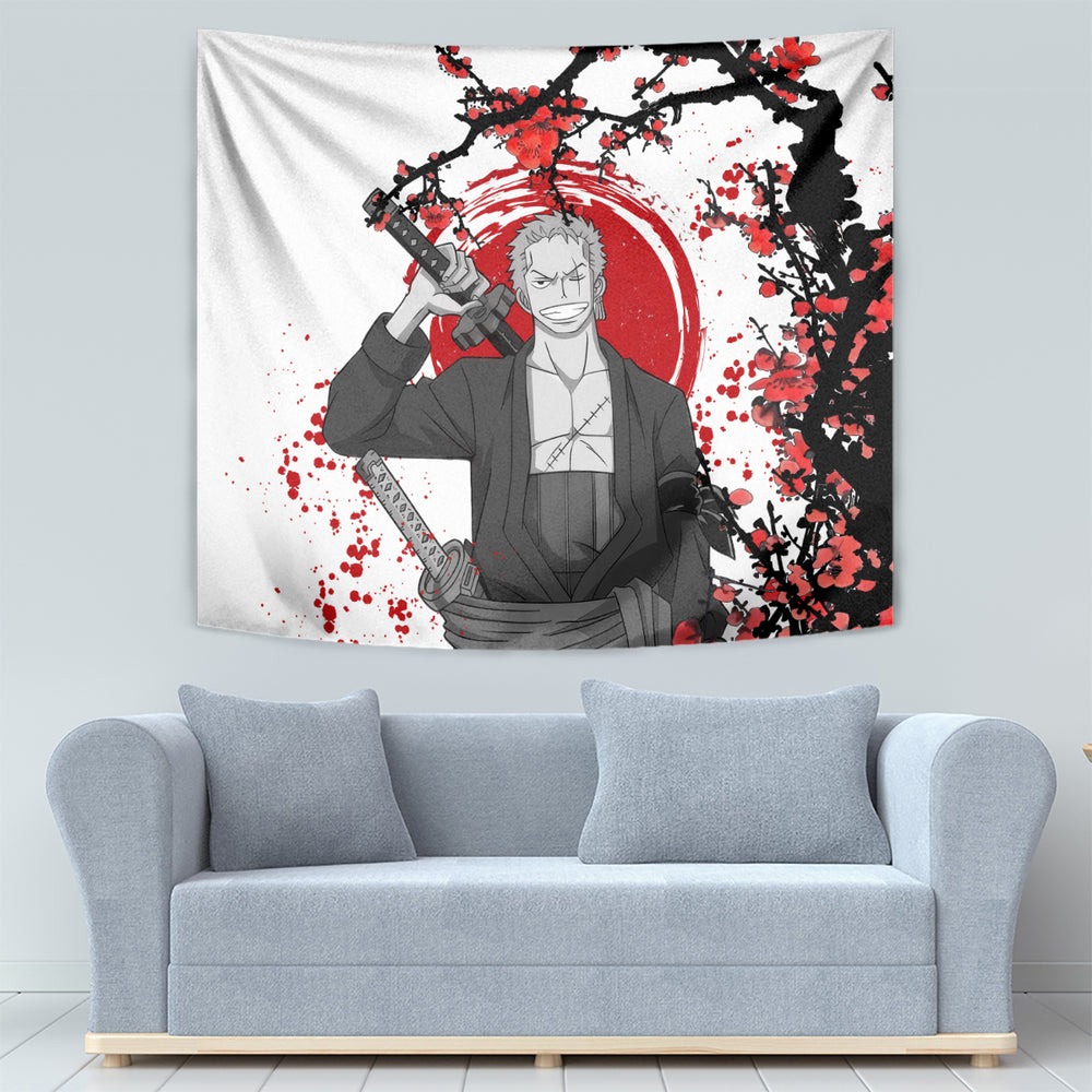 Roronoa Zoro Anime One Piece Japan Style Tapestry TS04