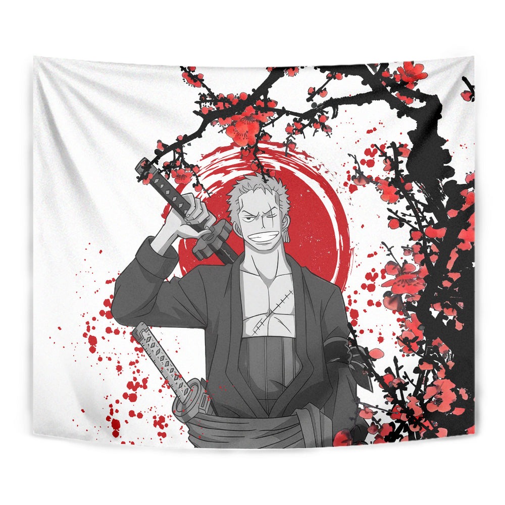 Roronoa Zoro Anime One Piece Japan Style Tapestry TS04