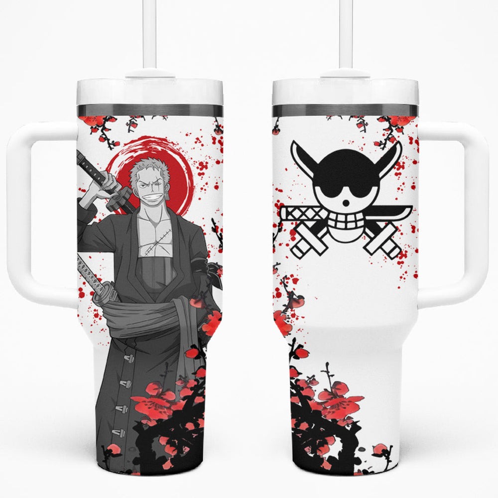 Roronoa Zoro Anime Tumbler With Handle TS04