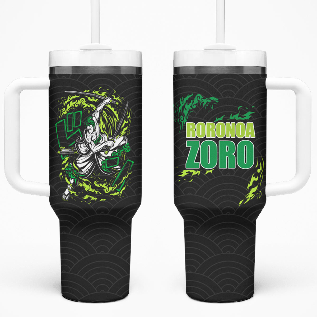 Roronoa Zoro - One Piece Tumbler With Handle Anime Japan Style TS04