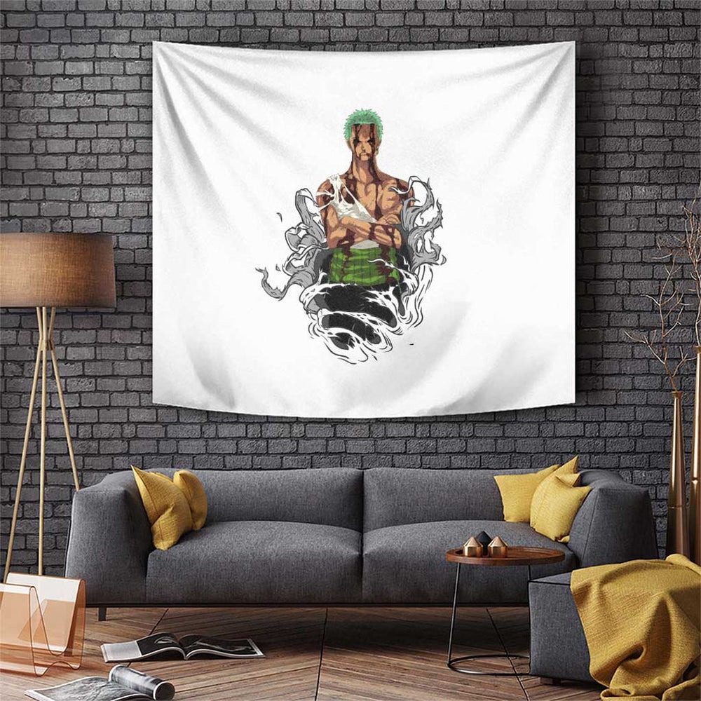 Roronoa Zoro - Straw Hat - One Piece Tapestry Anime Style TS04