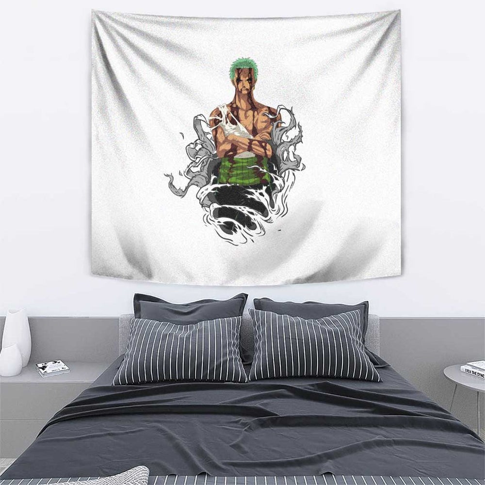 Roronoa Zoro - Straw Hat - One Piece Tapestry Anime Style TS04