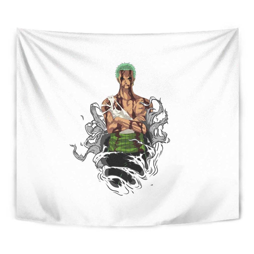 Roronoa Zoro - Straw Hat - One Piece Tapestry Anime Style TS04