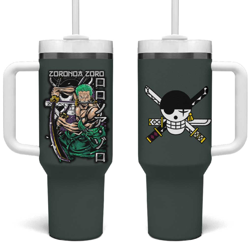 Roronoa Zoro V2 One Piece Tumbler With Handle Anime Style TS04