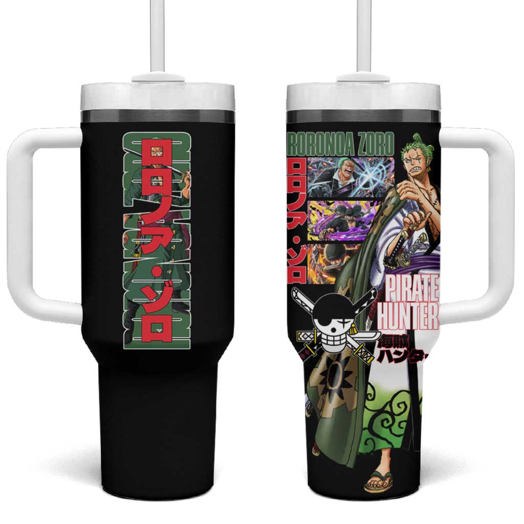 Roronoa Zoro V3 One Piece Tumbler With Handle Anime Style TS04