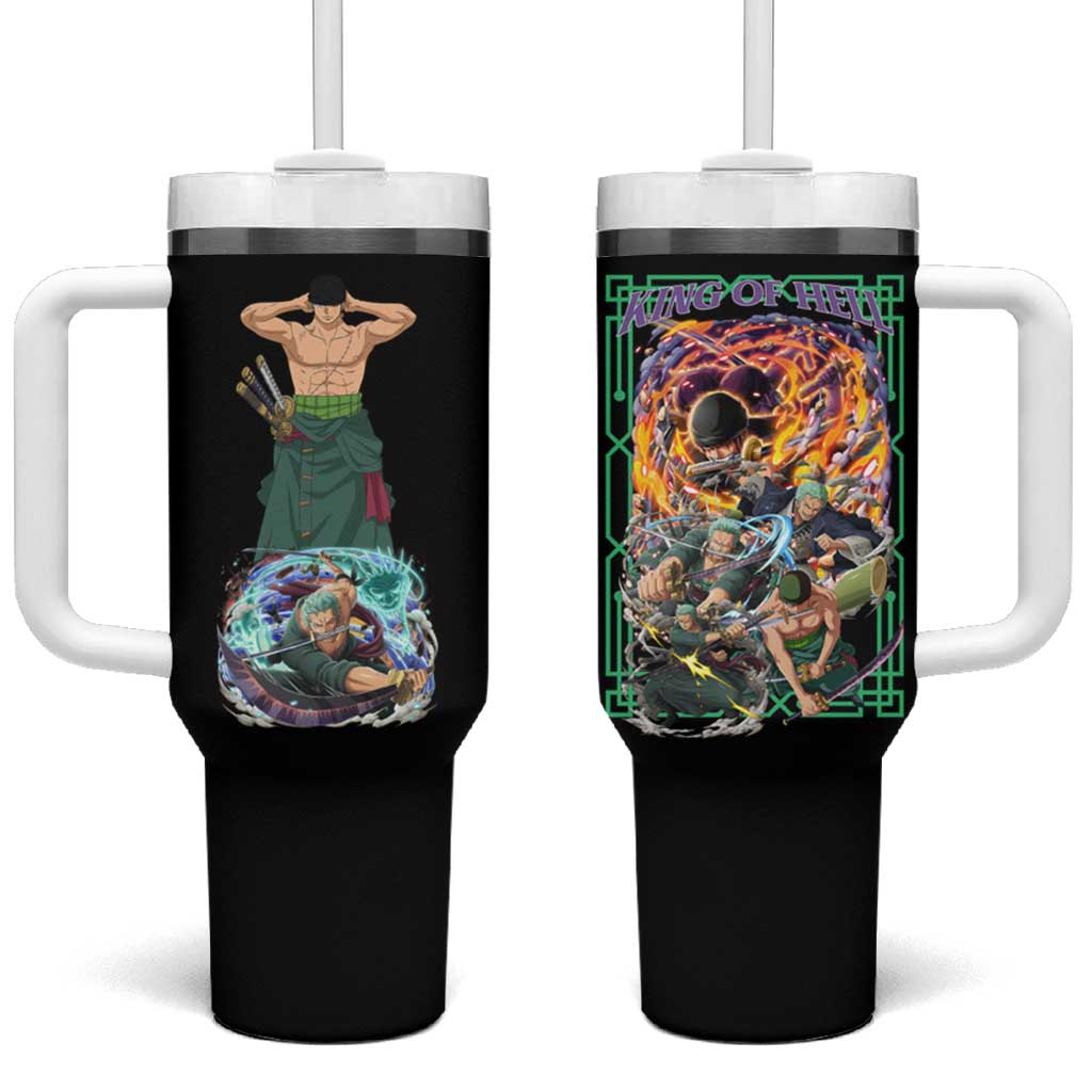 Roronoa Zoro V4 One Piece Tumbler With Handle Anime Style TS04