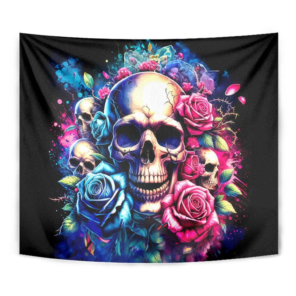 Rose Skull Tapestry Assuming I Was Like Most Girls Was Your First Mistake DT01 Rose Skull Tapestry Assuming I Was Like Most Girls Was Your First Mistake DT01