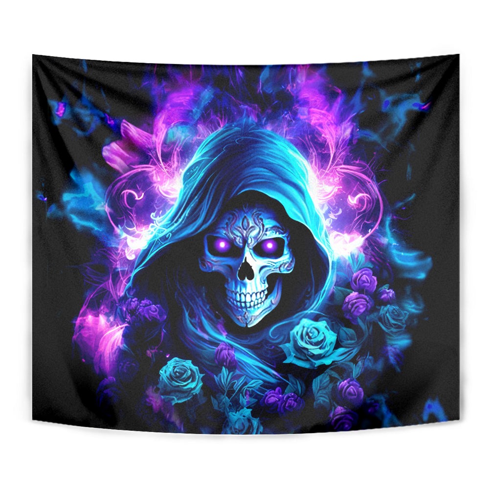 Rose Skull Tapestry If My Mouth Doesn't Say It DT01 Rose Skull Tapestry If My Mouth Doesn't Say It DT01