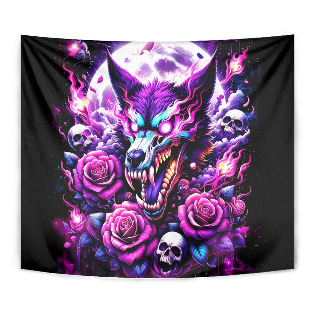 Rose Wolf Tapestry I May Not Be Perfect But At Least I'm Not You DT01 Rose Wolf Tapestry I May Not Be Perfect But At Least I'm Not You DT01